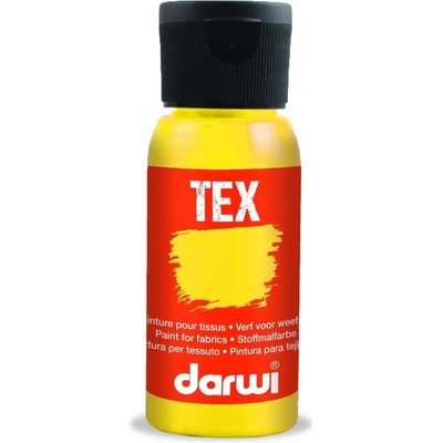 Darwi TEX Farba na textil 100050720 tmavožltá 50 ml