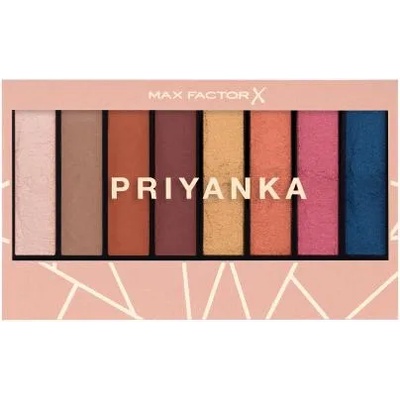 MAX Factor Priyanka Masterpiece Nude Palette палитра сенки за очи 6.5 гр нюанс 007 Fiery Terracotta