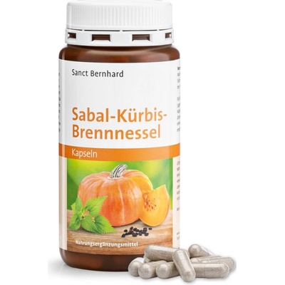 Herbafit Sabal Saw palmetto Dýňová semínka Kopřiva Extrakt 180 kapsúl