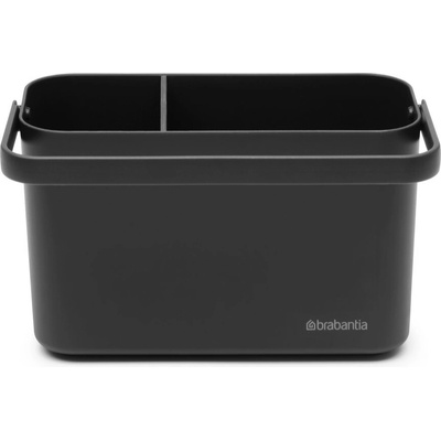 Dřezový organizér SINKSIDE 22 cm, tmavě šedá, plast, Brabantia