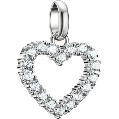 Thomas Sabo connect prívesok charm Heart with white CC1237 051 14