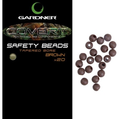 Gardner Zarážky Covert Safety Beads, hnědá