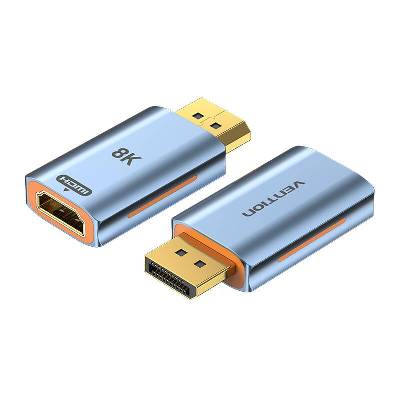 Vention DisplayPort Male to 8K HDMI Female Adapter - адаптер от мъжко DisplayPort към женско HDMI 8K (син)