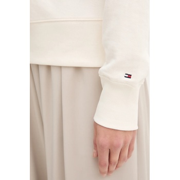 Tommy Hilfiger Суичър Tommy Hilfiger в бежово с апликация WW0WW47159 (WW0WW47159)