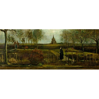 Farská záhrada v Neunenu na jar 1884 - 40x100cm Vincent van Gogh