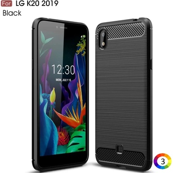 Image 1 of LG K20 (2019) Carbon Fiber Удароустойчив Калъф и Протектор