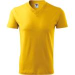 MALFINI Malfini v-neck 102 / Унисекс тениска с v-образно деколте - жълта m (1020414)