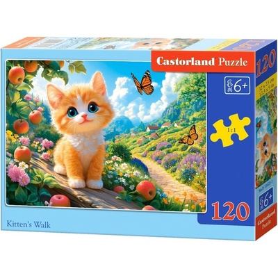 CASTORLAND Mačiatko na prechádzke 120 dielov