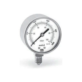 Image 1 of WATTS MP1 O63 0-100 mbar 1/4" cl. 2, 5 Манометър за газ радиален (354810)