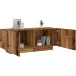vidaXL Нощно шкафче, старо дърво, 100x35x40 см, инженерно дърво (3329173)