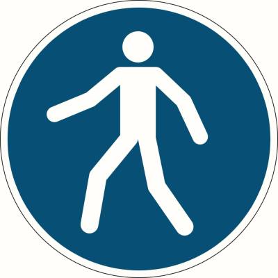 Durable Podlahový piktogram - symbol chodca