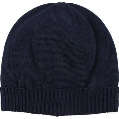 Nordic Label Modrá pletená vlnená čiapka