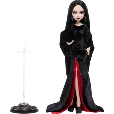 Monster High Кукла Monster High Wednesday - Мортиша Адамс в черна кадифена рокля, 29 cm (JLK99)