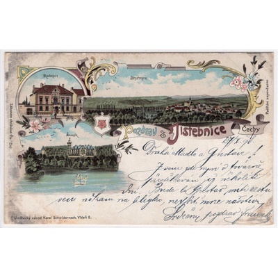 JISTEBNICE.1898. Litografie.
