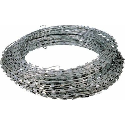 Žiletkový drát, průměr 450 mm, 8-9 m, pozinkovaný