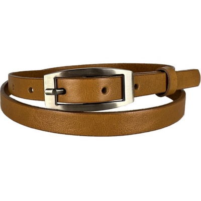 Penny Belts Dámský kožený opasek 15-2-33 pískový