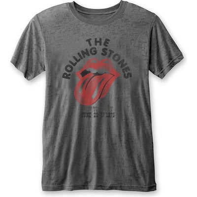 The Rolling Stones tričko New York City 75 šedé