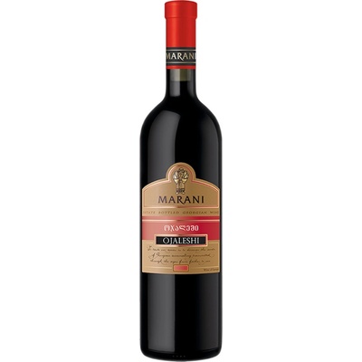 Marani Ojaleshi gruzínské červené polosladké 2021 11,5% 0,75 l (holá láhev)