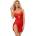 Sexy Elephant® Дантелена риза Charming Red, M-L