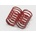 Traxxas Spring, shock (GTR) (2) (2.06 rate, tan) (1/16 E-Revo), TRX7147 (TRX7147)