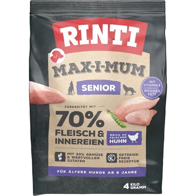 Rinti Max-i-mum Senior s kuřecím masem 4 kg