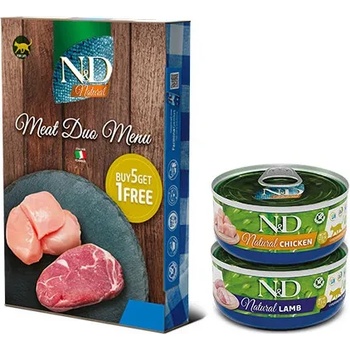 N&D Meat Duo Menu 6x70 g