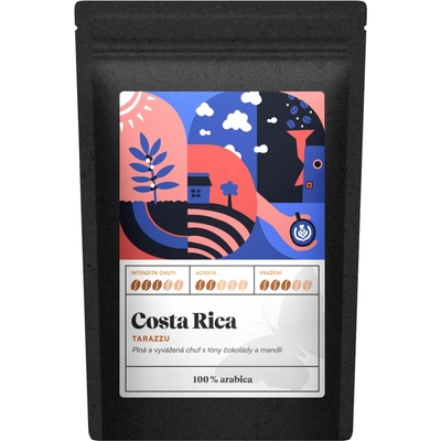 Kafčo čajda Costa Rica Tarazzu káva Celá zrna 0,5 kg