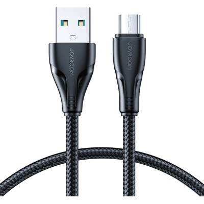Joyroom S-UM018A11 USB – micro USB 2.4A radu Surpass pre rýchle nabíjanie a prenos dát, 0,25m, černý