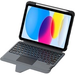 Nillkin IPAD Air 11 (2026) NILLKIN BUMPER COMBO PRO калъф с подсветка и QWERTY клавиатура, държач за стилус, ЧЕРЕН (GP-198115)