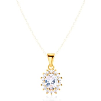 Image 1 of SAVICKI Висулка Savicki: позлатено сребро, циркони