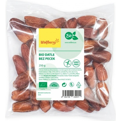 Wolfberry Bio Datle bez pecek 100 g – Zbozi.Blesk.cz