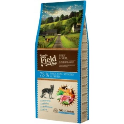 Sam's Field Field Gluten Free Puppy & Junior Large Beef & Veal 13 kg