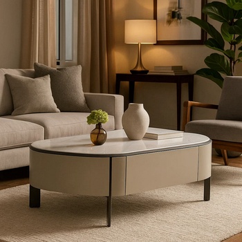 Carmen Холна маса palmer - бял-капучино (35307457)