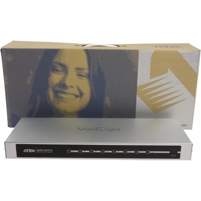Aten VS-0801H HDMI přepínač (8 zařízení - 1 zobrazovací jednotka) na přenos do 20 DO