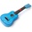 Bigjigs Toys Детска дървена китара Bigjigs, синя (T0056)