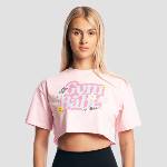 GymBeam Дамска тениска GymBabe Cherrybloom XS