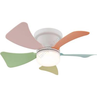 03609B - LED димируем таванен вентилатор HINES 10W/230V 3000-6500K +ДУ (GL8689)