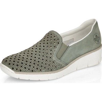 Rieker dámské mokasíny 5379152 S2 5379152 zelená