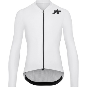 ASSOS Мъжка фланелка с дълъг ръкав за колоездене Assos Mille GT L/S Jersey S11 Evo Cycling jersey - White Series - размер XXL (056-4001-0516)