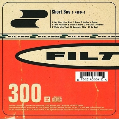Filter - Short Bus (Indie Exclusive) (Anniversary Edition) (Red Coloured) (LP) (0888072715257)