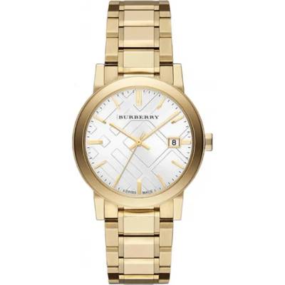 Дамски часовник Burberry The City BU9103, INOX, Златен / Бял (BU9103)
