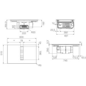 Elica NikolaTesla Fit XL Back Exit BL/F/83 (PRF0187523)