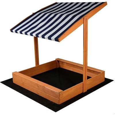 Baby Mix dřevěné pískoviště se stříškou 120x120 cm modro-bílé – Zboží Dáma Baby Mix dřevěné pískoviště se stříškou 120x120 cm modro-bílé – Zboží Dáma