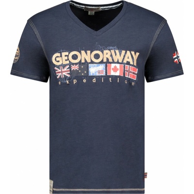 Geographical Norway tričko pánské Jouky Men tmavo modré