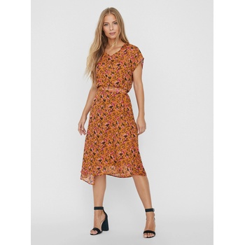 VERO MODA Горчица блуза на цветя VERO MODA Vilde Vero Moda | Zhalt | ЖЕНИ | M
