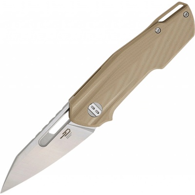 Bestech Knives Toddler Satin+stonewash 14C28N G10 Beige BG64C