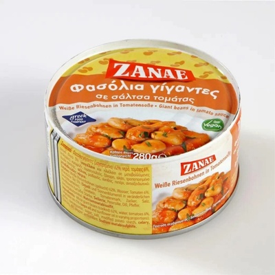 Zanae Gigantes obří fazole v tomatové omáčce 280 g – Zboží Dáma