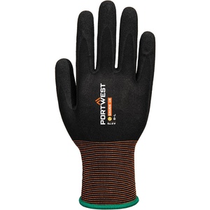 Portwest gp grip 18 a375 / Нитрилни ръкавици с пълнеж - Черни xxl (a375k8rxxl)