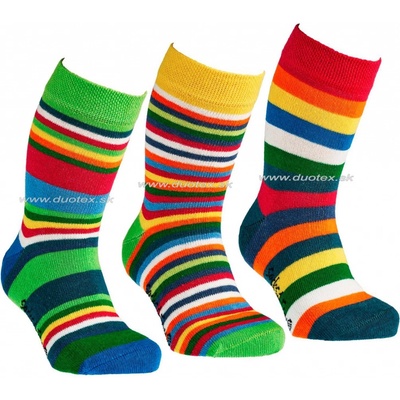 SOCKS4FUN Zimné ponožky W 3137 pruhy 4 k.4