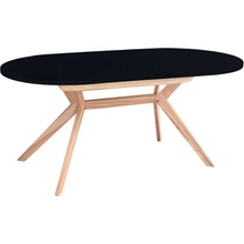 RAGABA Biju Oval Ash 170-220 cm matná čierna